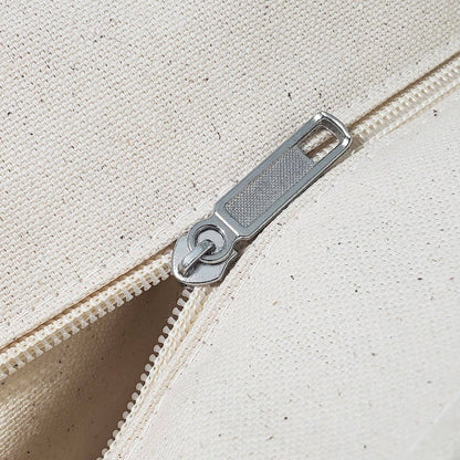Personalized Zippered Canvas Tote | Custom Embroidered Travel Gift - Nifty Decor & More