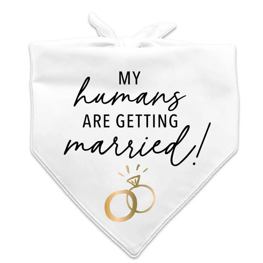 Pet Bridal Bandana | My Humans Are Getting Married Pets