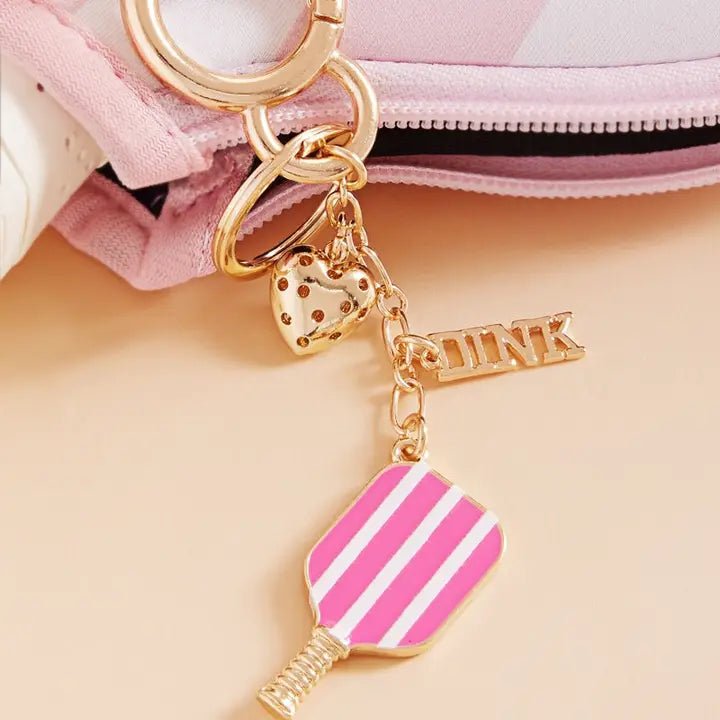 Pickleball Bag Charm and Keychain - Nifty Decor & More