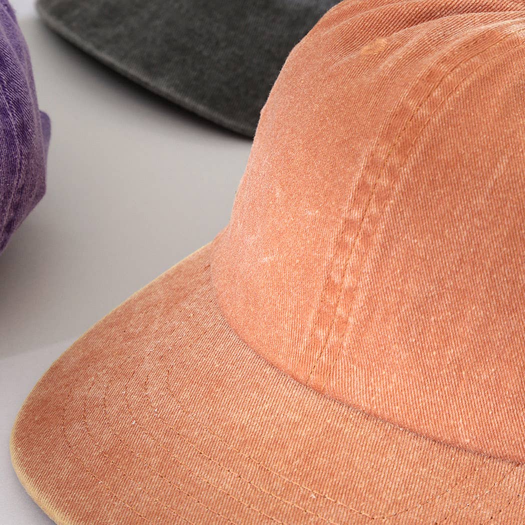 Pigment Dyed Cotton Baseball Dad Cap - Nifty Decor & More