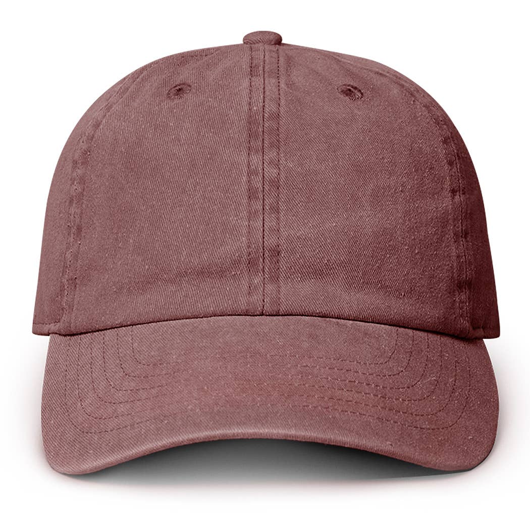 Pigment Dyed Cotton Baseball Dad Cap - Nifty Decor & More