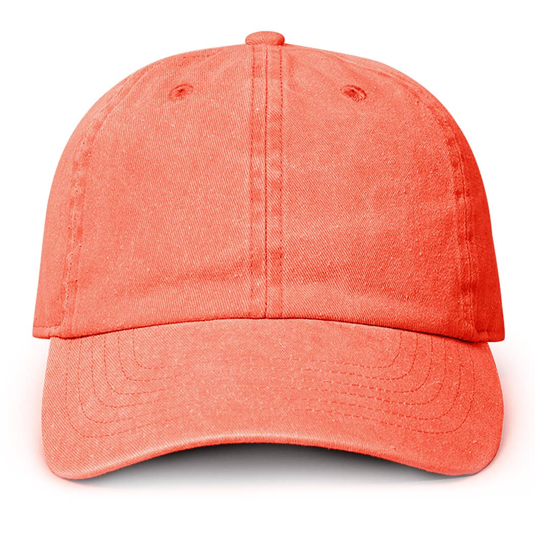 Pigment Dyed Cotton Baseball Dad Cap - Nifty Decor & More