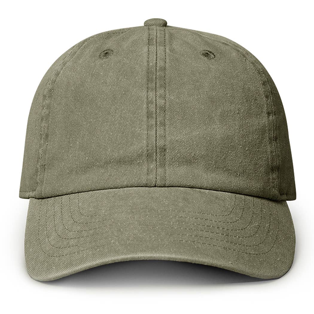 Pigment Dyed Cotton Baseball Dad Cap - Nifty Decor & More