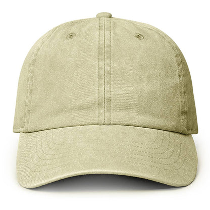 Pigment Dyed Cotton Baseball Dad Cap KHAKI ONE SIZE