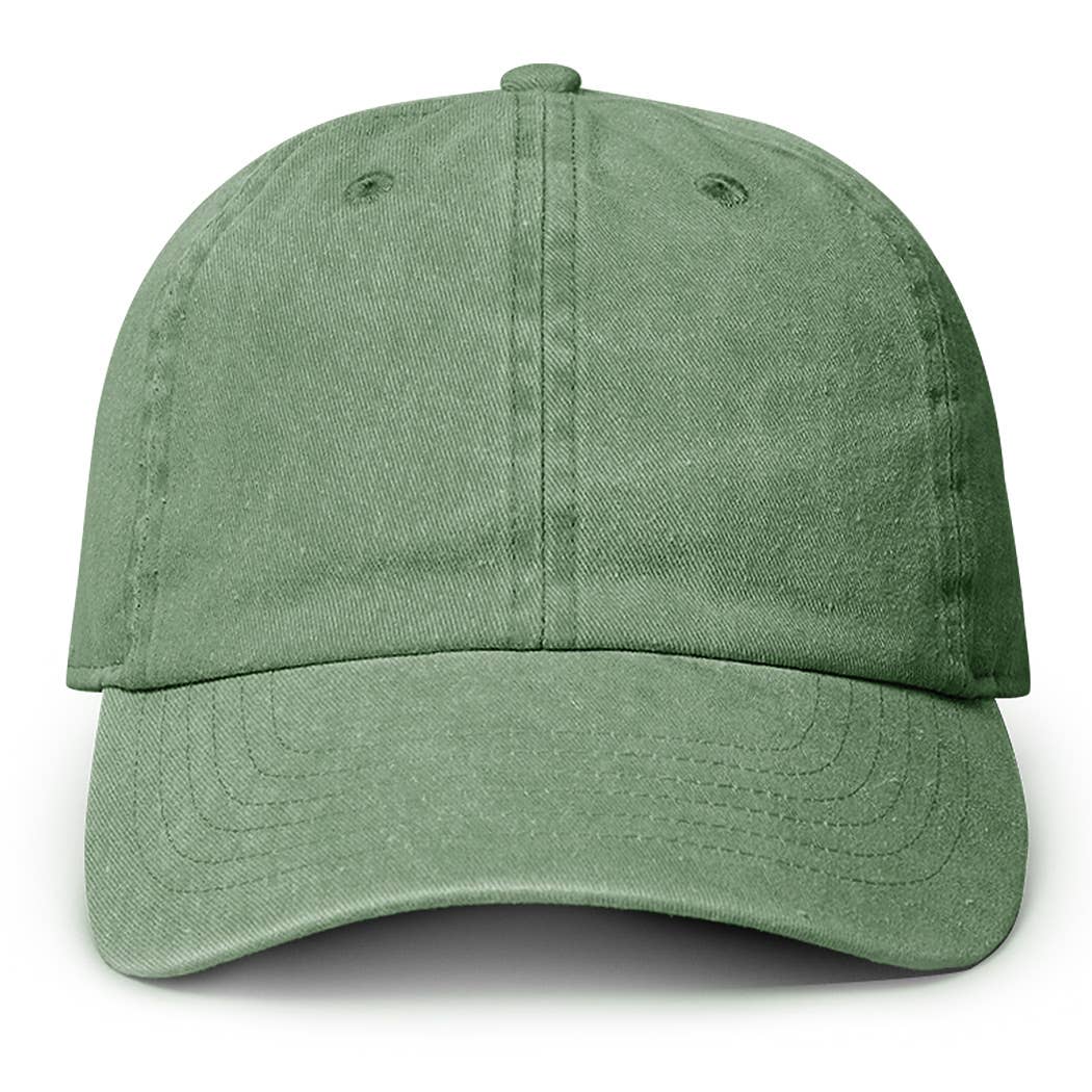 Pigment Dyed Cotton Baseball Dad Cap - Nifty Decor & More