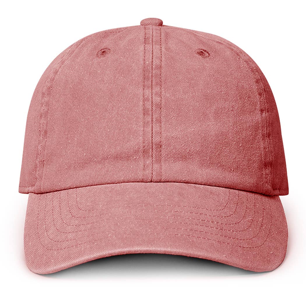 Pigment Dyed Cotton Baseball Dad Cap - Nifty Decor & More