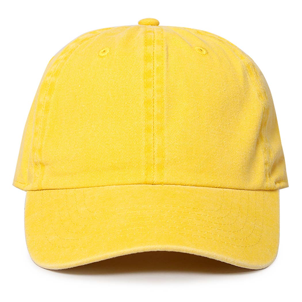 Pigment Dyed Cotton Baseball Dad Cap - Nifty Decor & More
