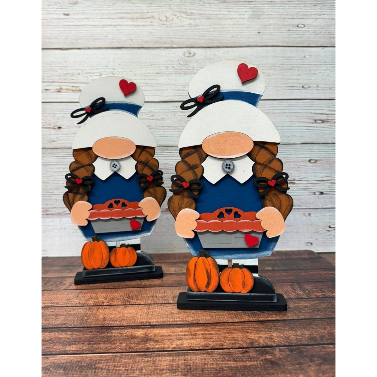 Pilgrim Girl Gnome - Nifty Decor & More