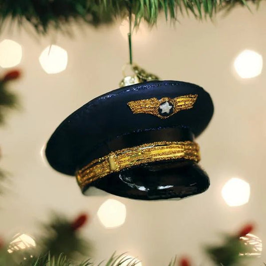 Pilot's Cap Ornament - Nifty Decor & More