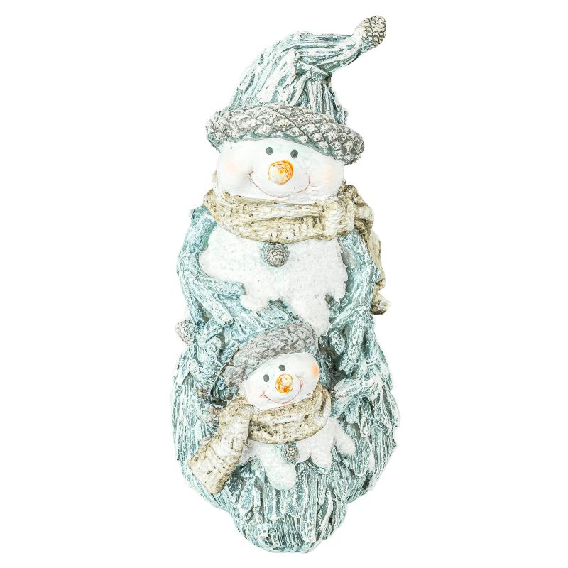 Pine Bark Melty Snowmen - Nifty Decor & More