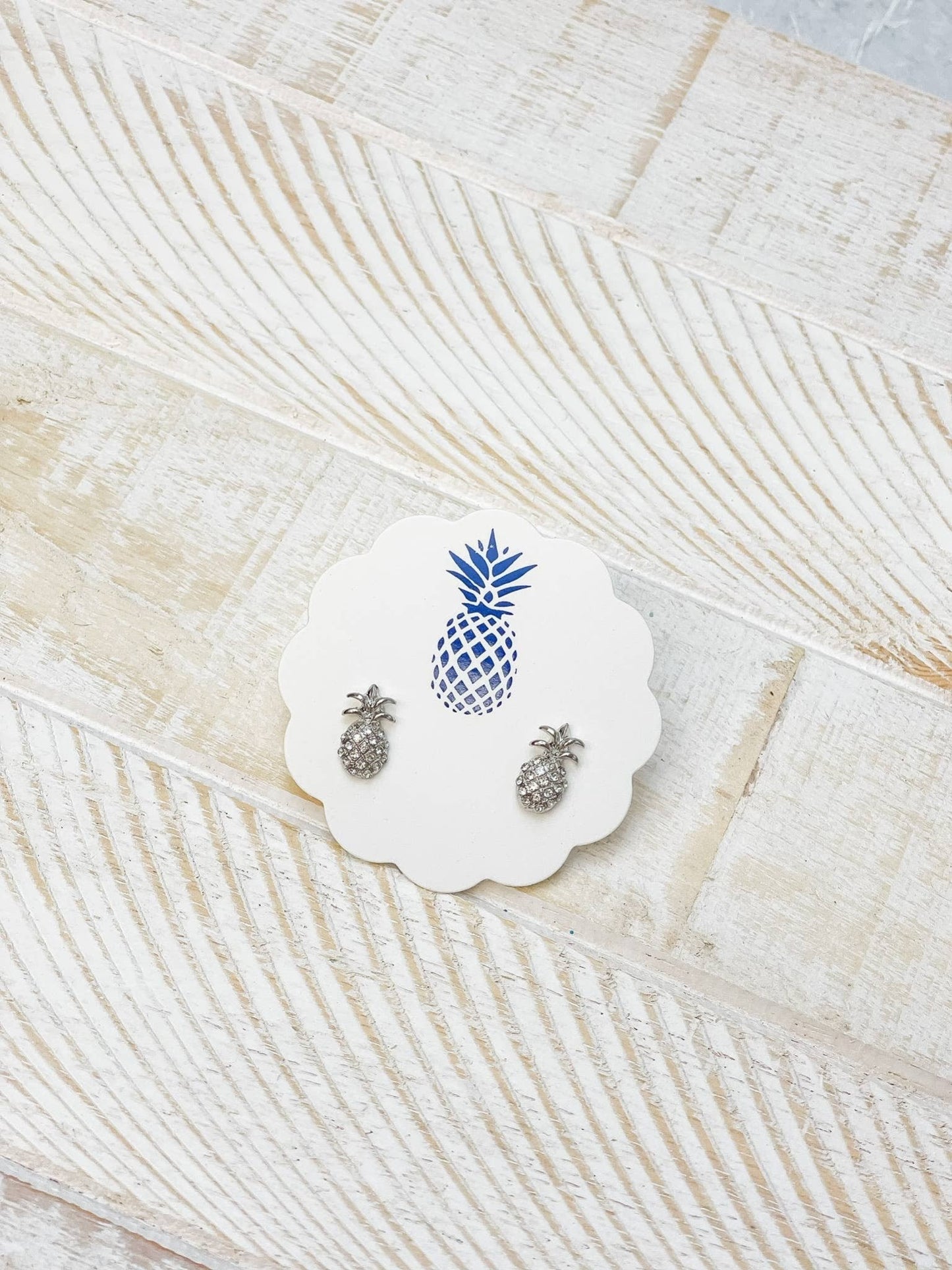 Pineapple Stud Earrings, mini tropical charm enamel jewelry, brighten up your style, unique gift for pineapple lovers - Nifty Decor & More
