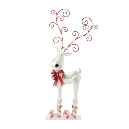 Pink and White Deer - Nifty Decor & More
