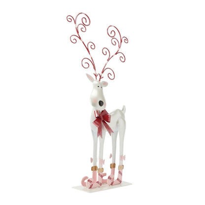 Pink and White Deer - Nifty Decor & More