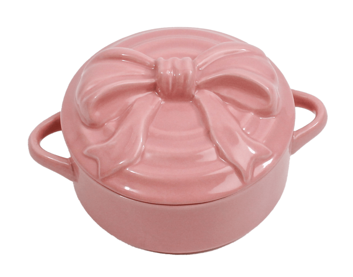 Pink Bow Brie Baker - Nifty Decor & More