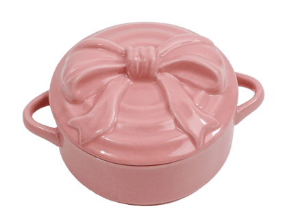 Pink Bow Brie Baker - Nifty Decor & More