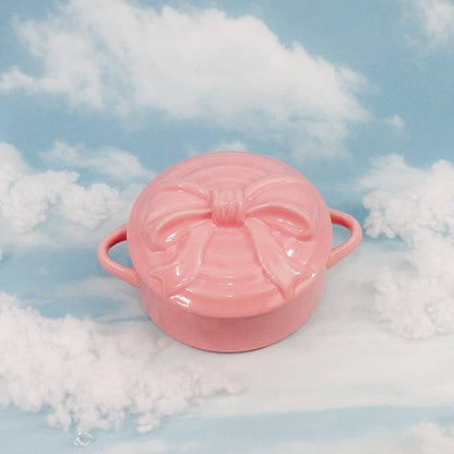 Pink Bow Brie Baker - Nifty Decor & More