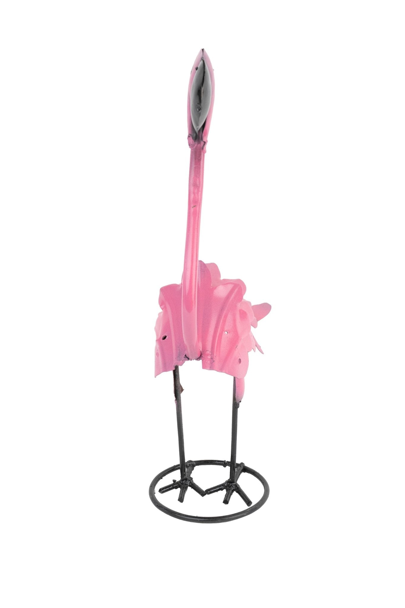 Pink Flamingo Metal Garden Art - Nifty Decor & More