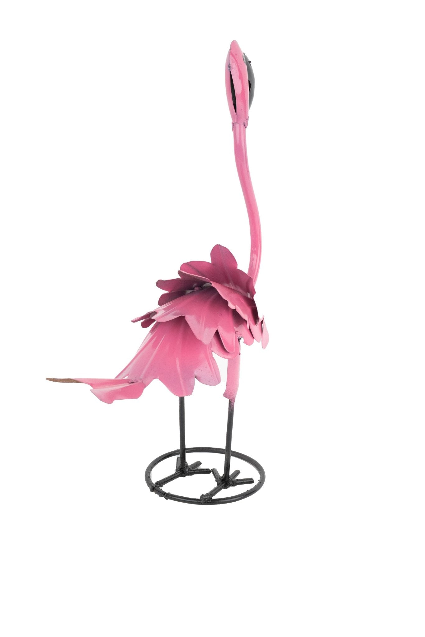 Pink Flamingo Metal Garden Art - Nifty Decor & More