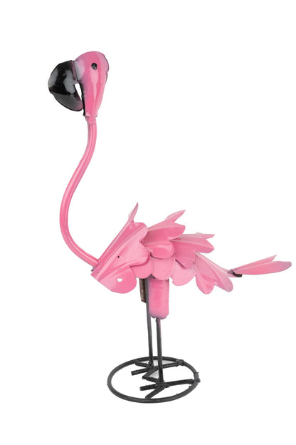 Pink Flamingo Metal Garden Art - Nifty Decor & More