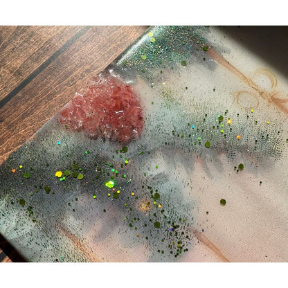 Pink Ornament Resin Frame Resin