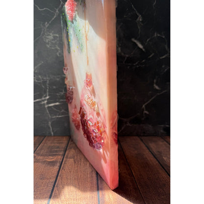 Pink Ornament Resin Frame Resin