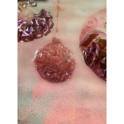 Pink Ornament Resin Frame Resin