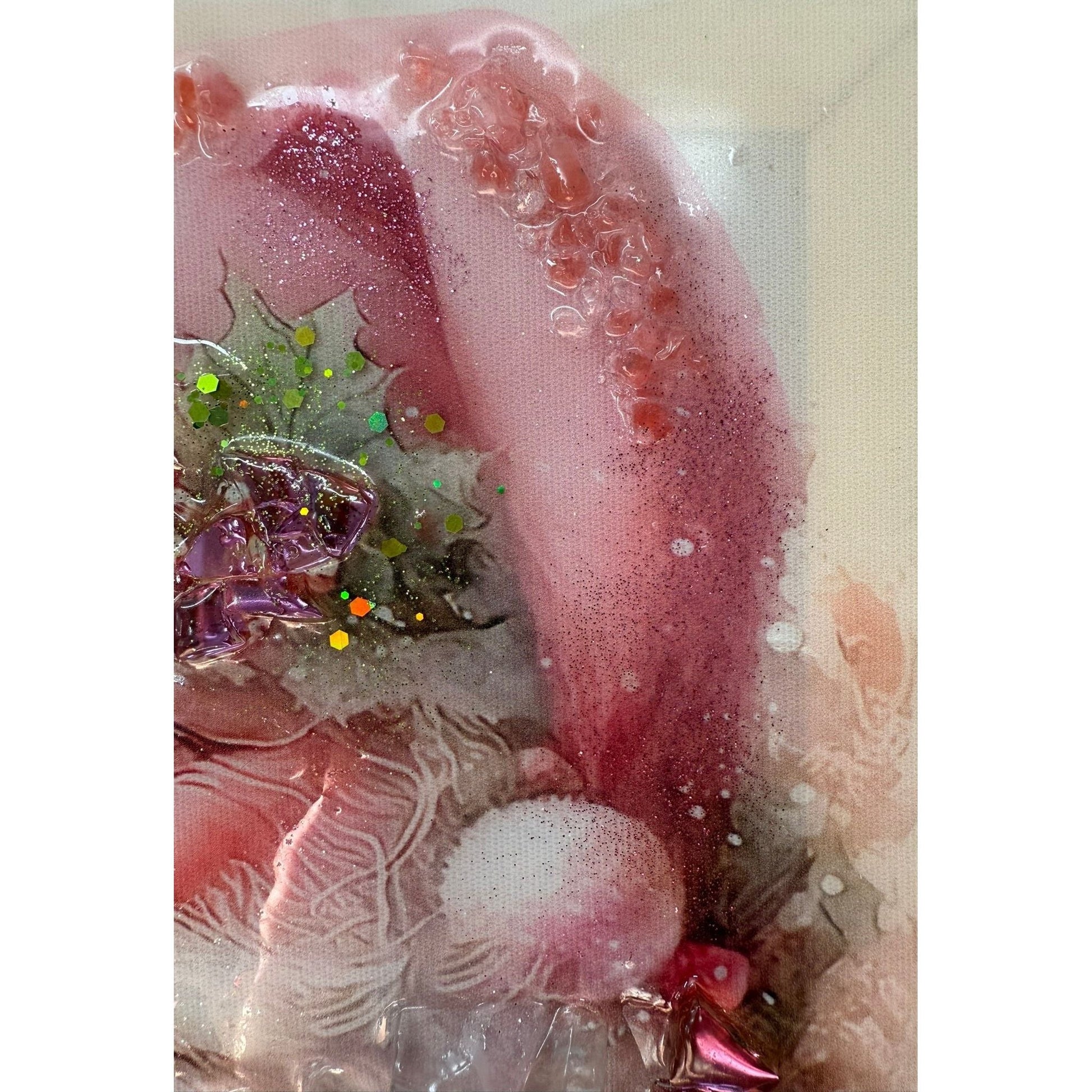 Pink Santa Resin Frame - Nifty Decor & More
