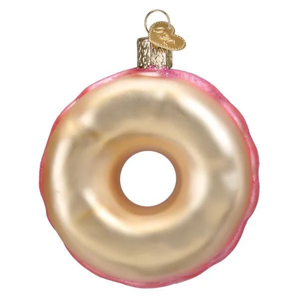 Pink Sprinkles Donut Ornament - Nifty Decor & More