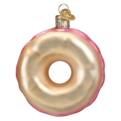 Pink Sprinkles Donut Ornament - Nifty Decor & More