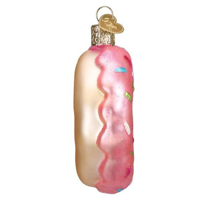 Pink Sprinkles Donut Ornament - Nifty Decor & More