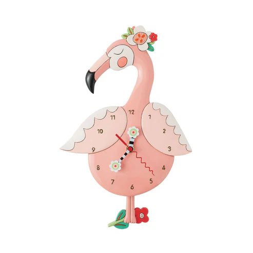 Pinky Flamingo Clock - Nifty Decor & More