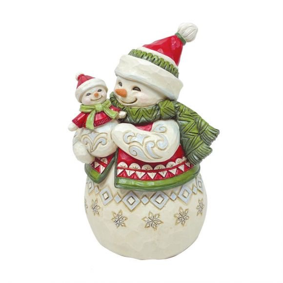 Pint Sized Snowmom w/Snowbaby - Nifty Decor & More