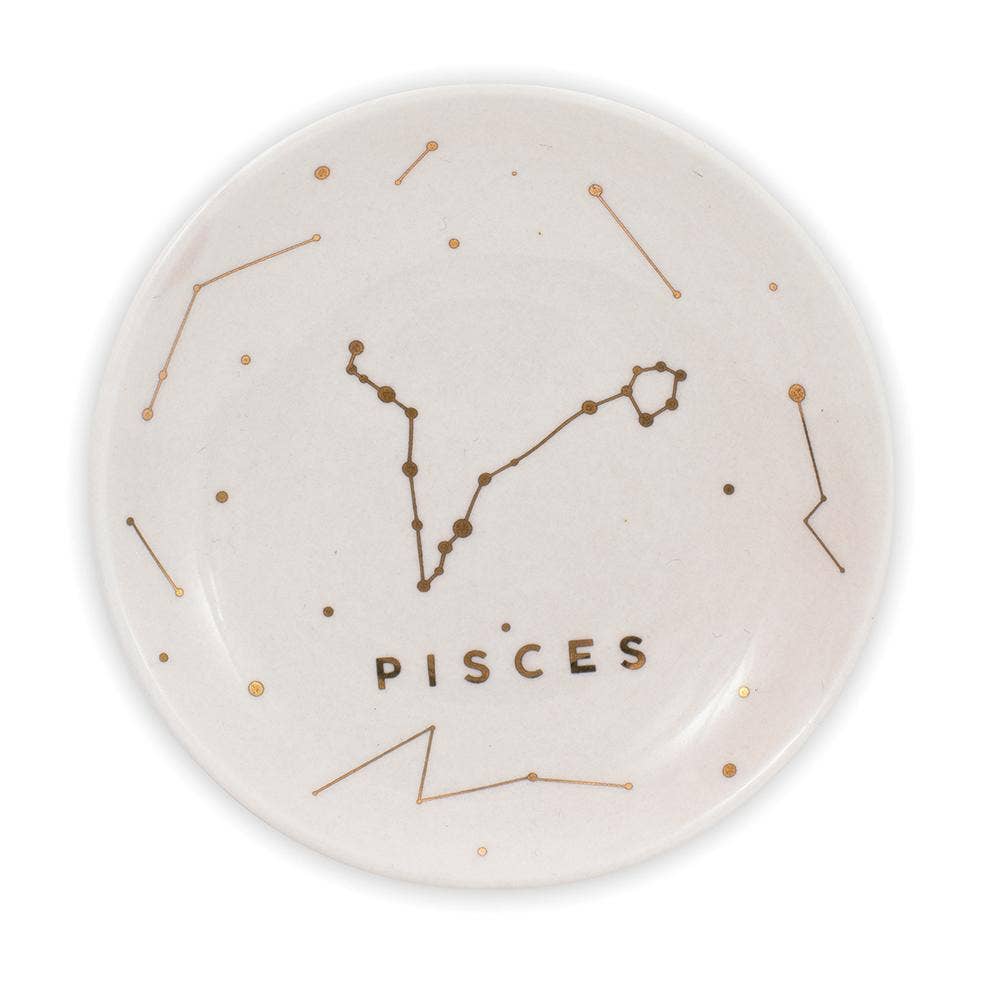 Pisces Zodiac Jewelry Dish - (Feb 19 - Mar 20) - Nifty Decor & More