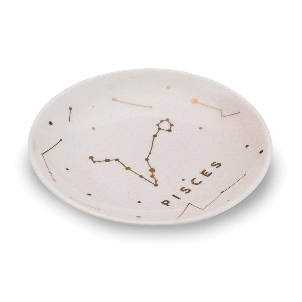 Pisces Zodiac Jewelry Dish - (Feb 19 - Mar 20) - Nifty Decor & More