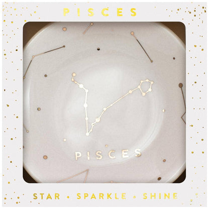 Pisces Zodiac Jewelry Dish - (Feb 19 - Mar 20) - Nifty Decor & More