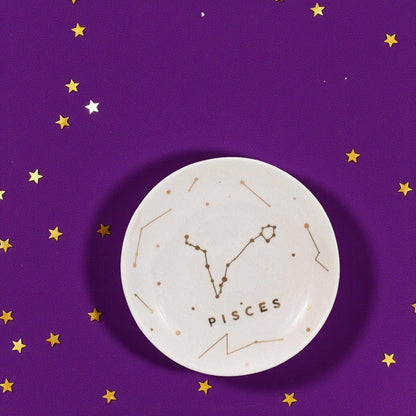Pisces Zodiac Jewelry Dish - (Feb 19 - Mar 20) - Nifty Decor & More