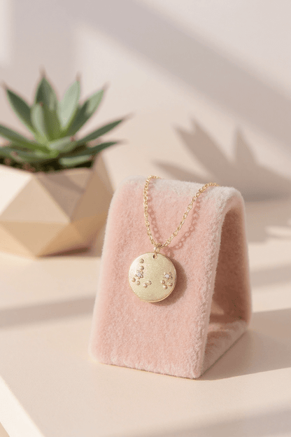 PISCES Zodiac Necklace - Gold - (Feb 19-Mar 20) Zodiac Necklace