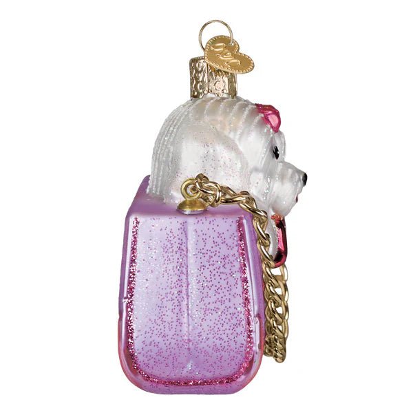Posh Pup In Purse Ornament - Nifty Decor & More