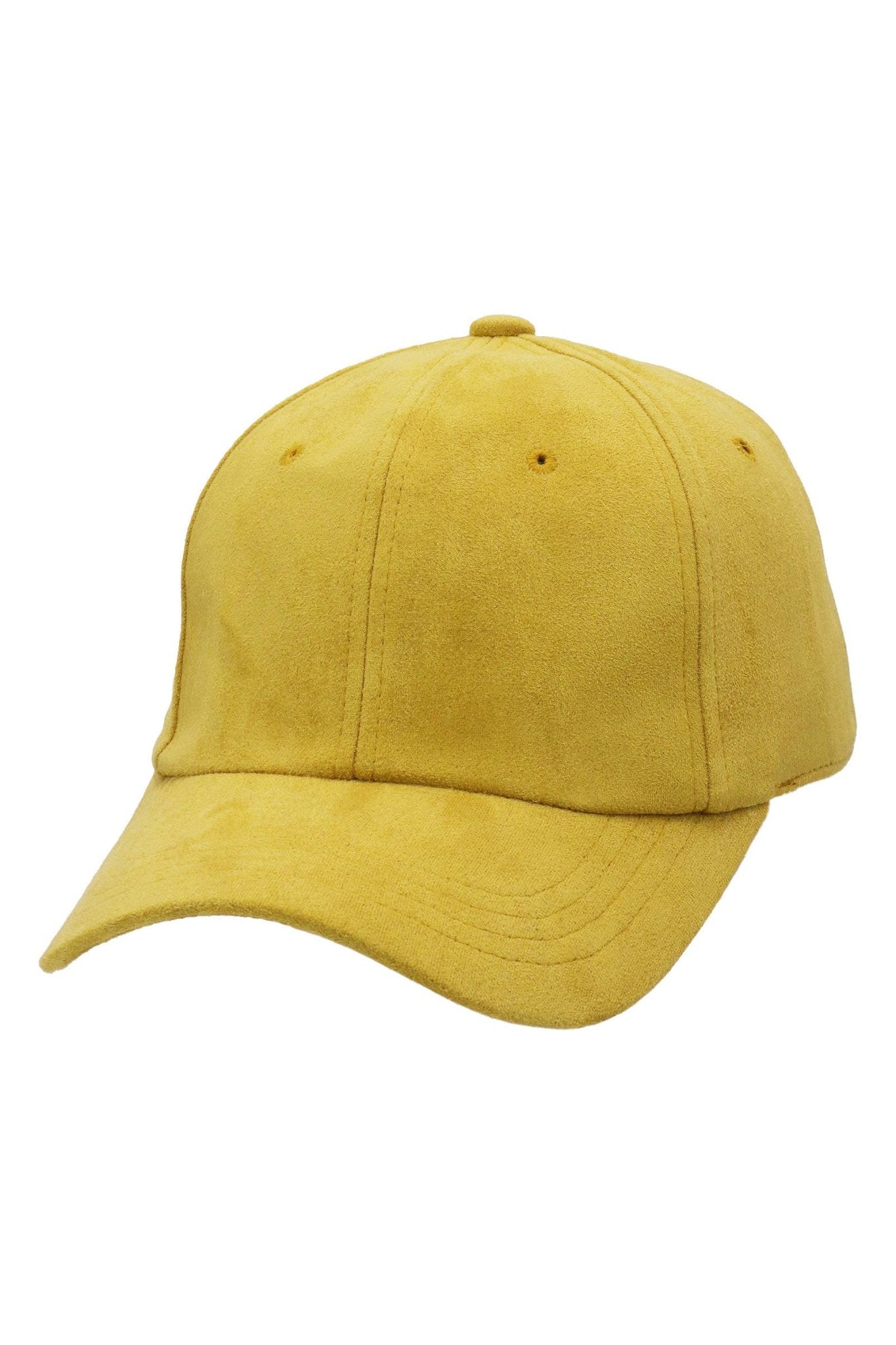 Premium Vegan Suede Strap-back Baseball Cap