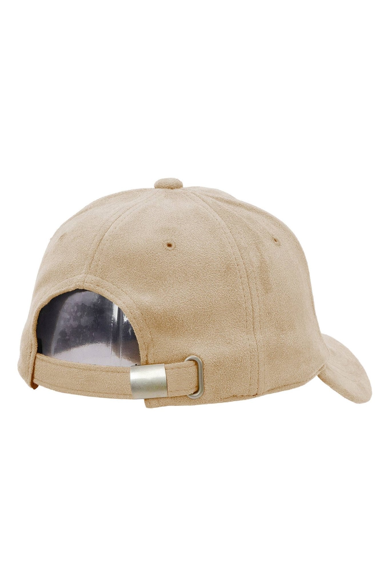 Premium Vegan Suede Strap-back Baseball Cap