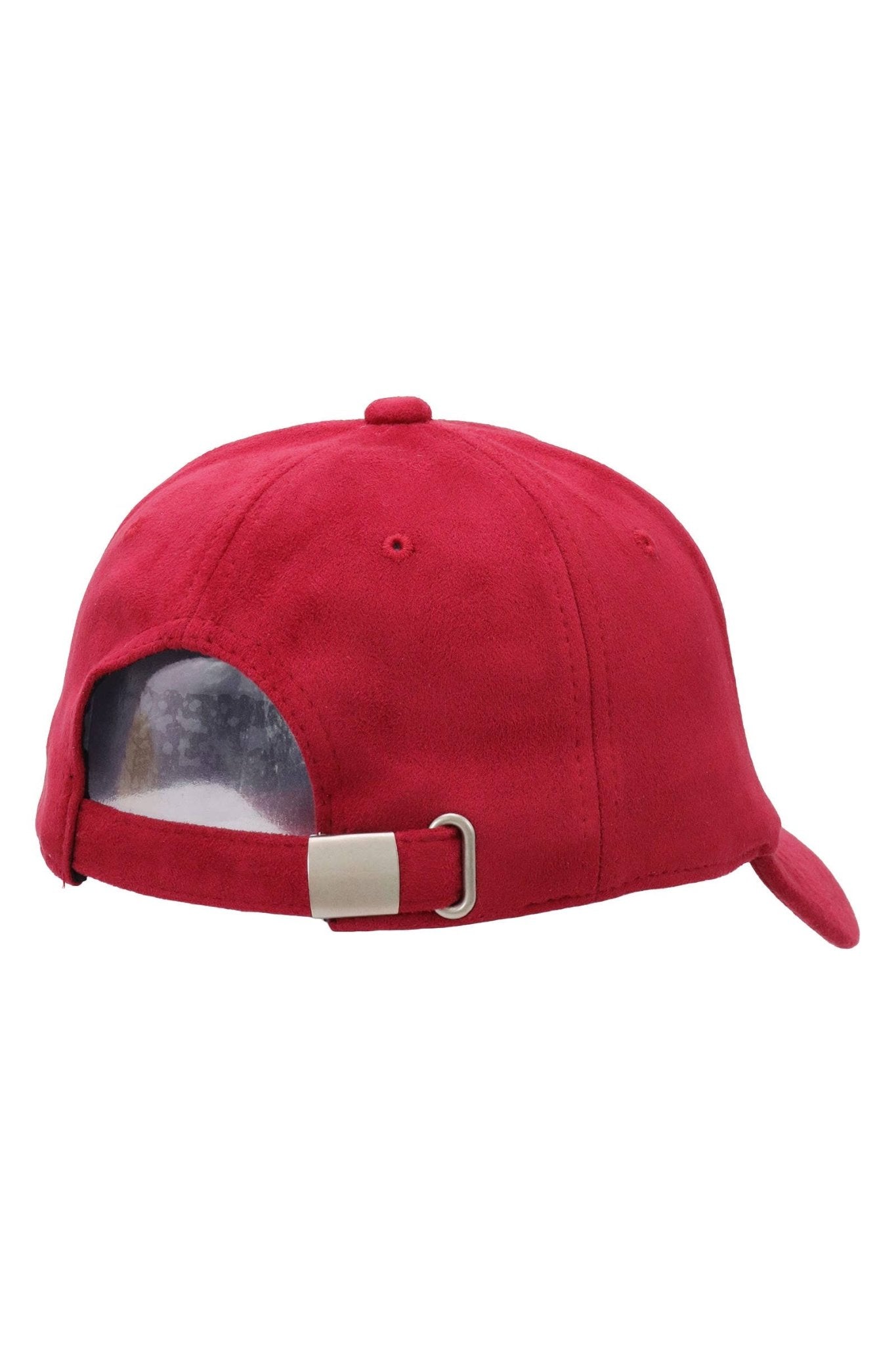 Premium Vegan Suede Strap-back Baseball Cap