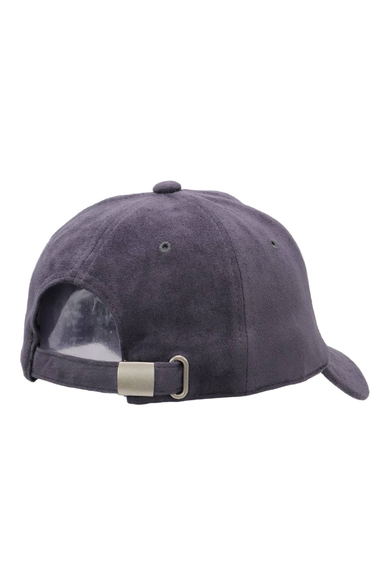 Premium Vegan Suede Strap-back Baseball Cap