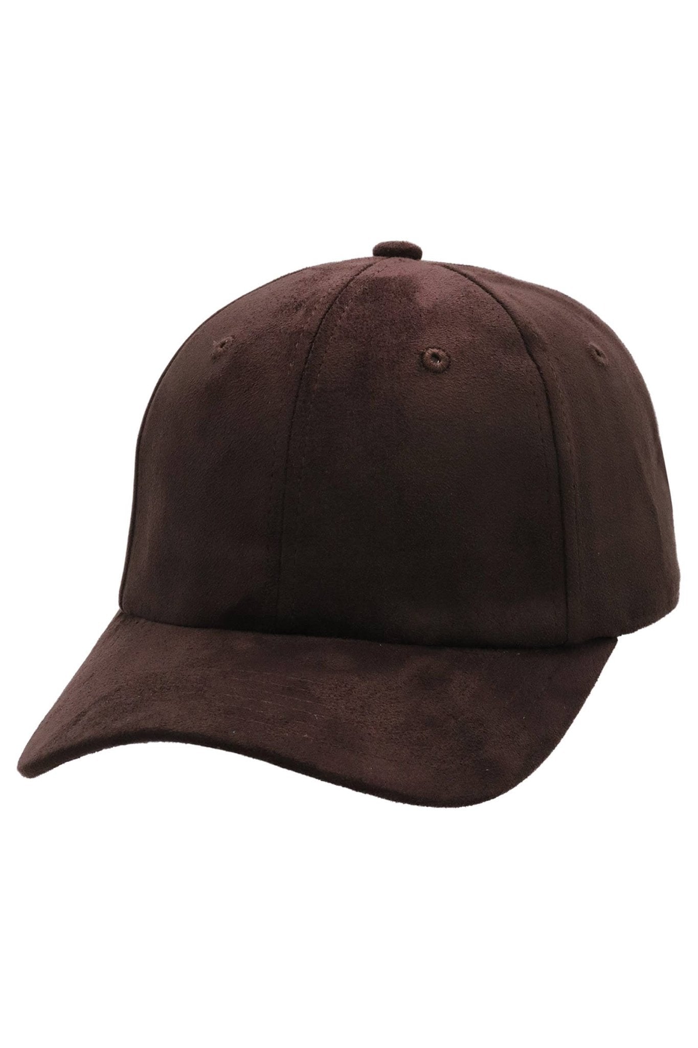 Premium Vegan Suede Strap-back Baseball Cap