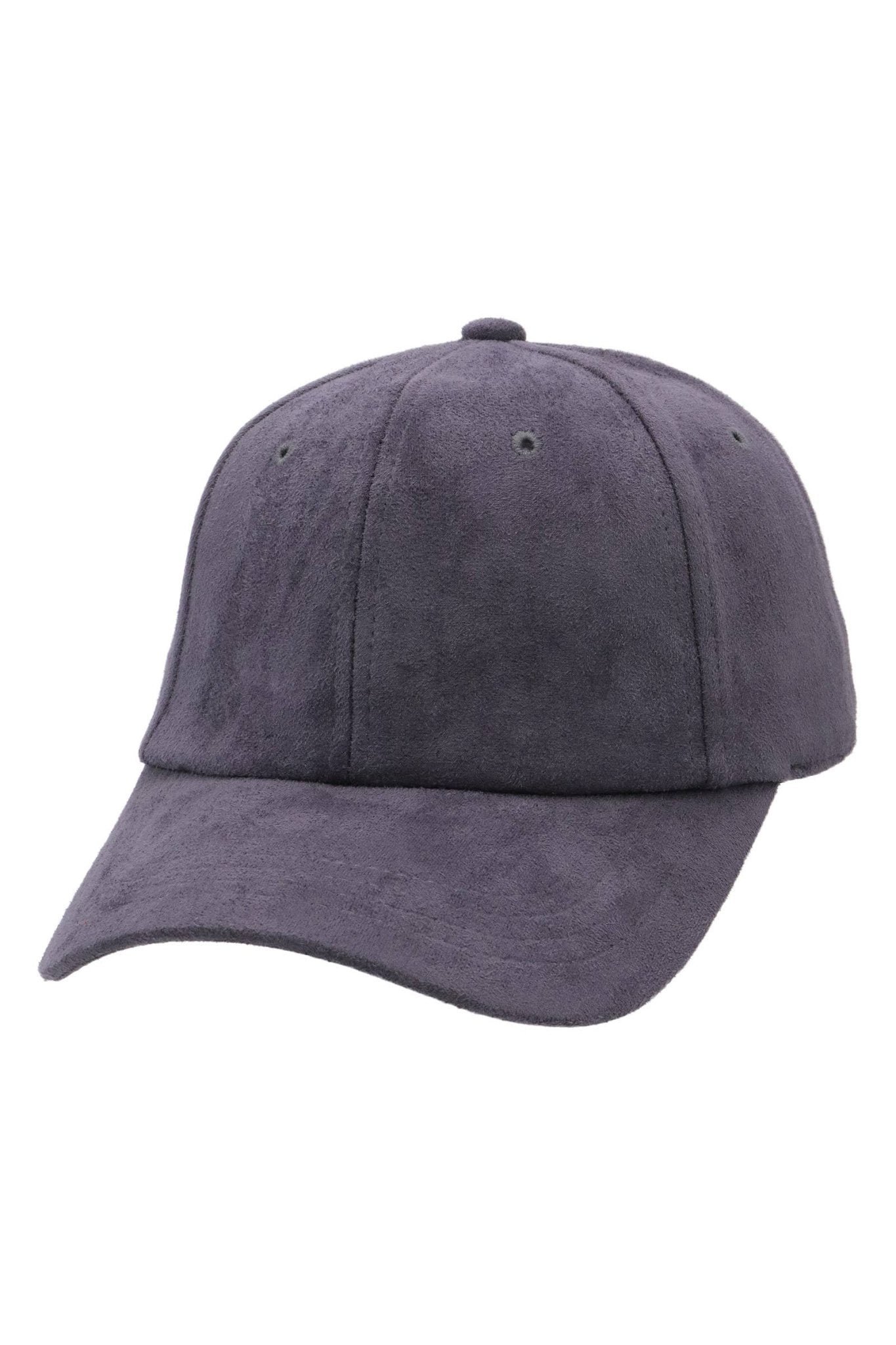 Premium Vegan Suede Strap-back Baseball Cap