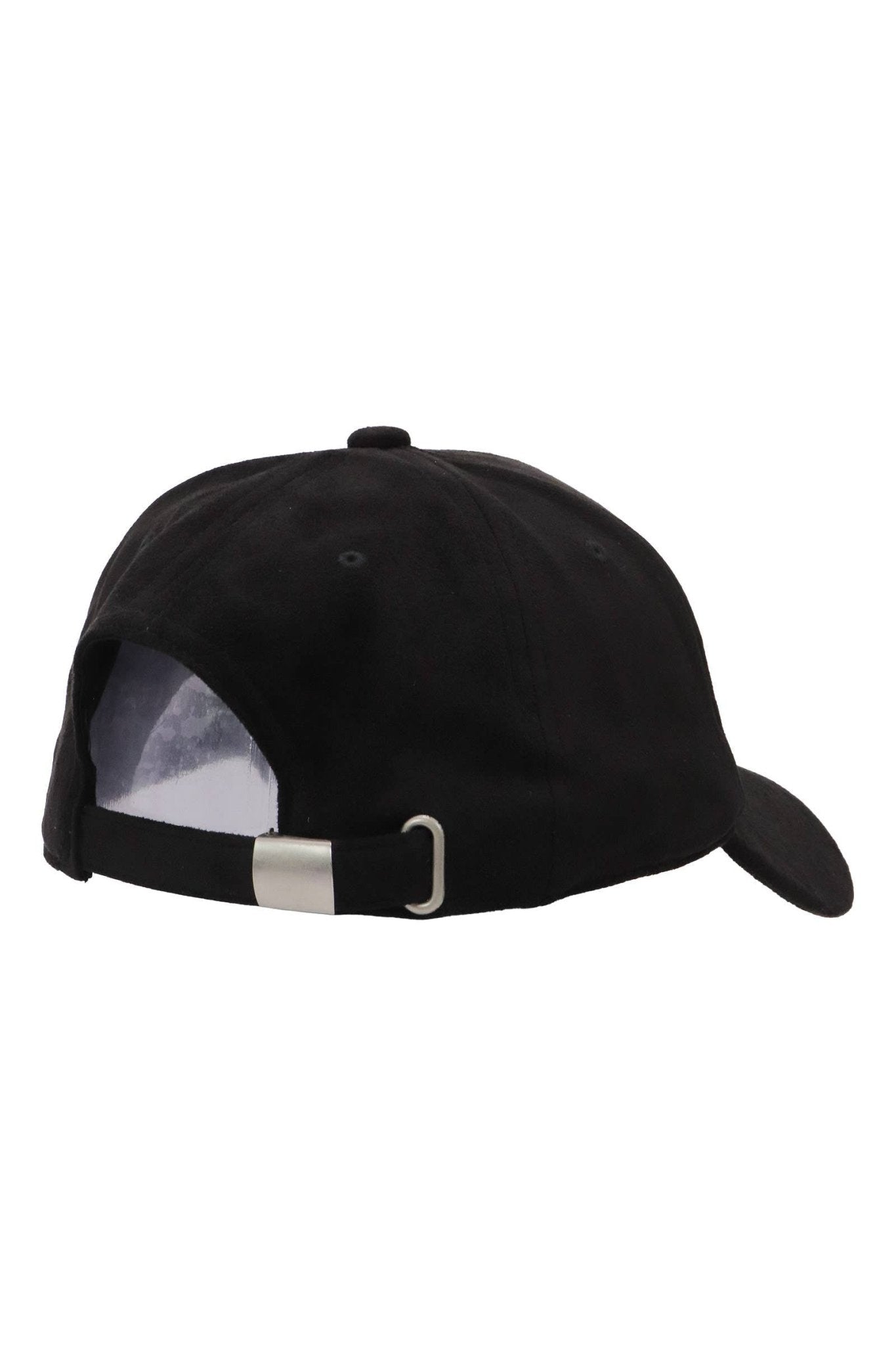 Premium Vegan Suede Strap-back Baseball Cap
