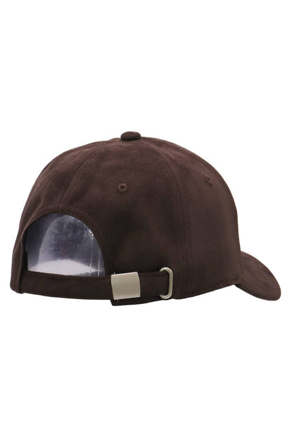Premium Vegan Suede Strap-back Baseball Cap