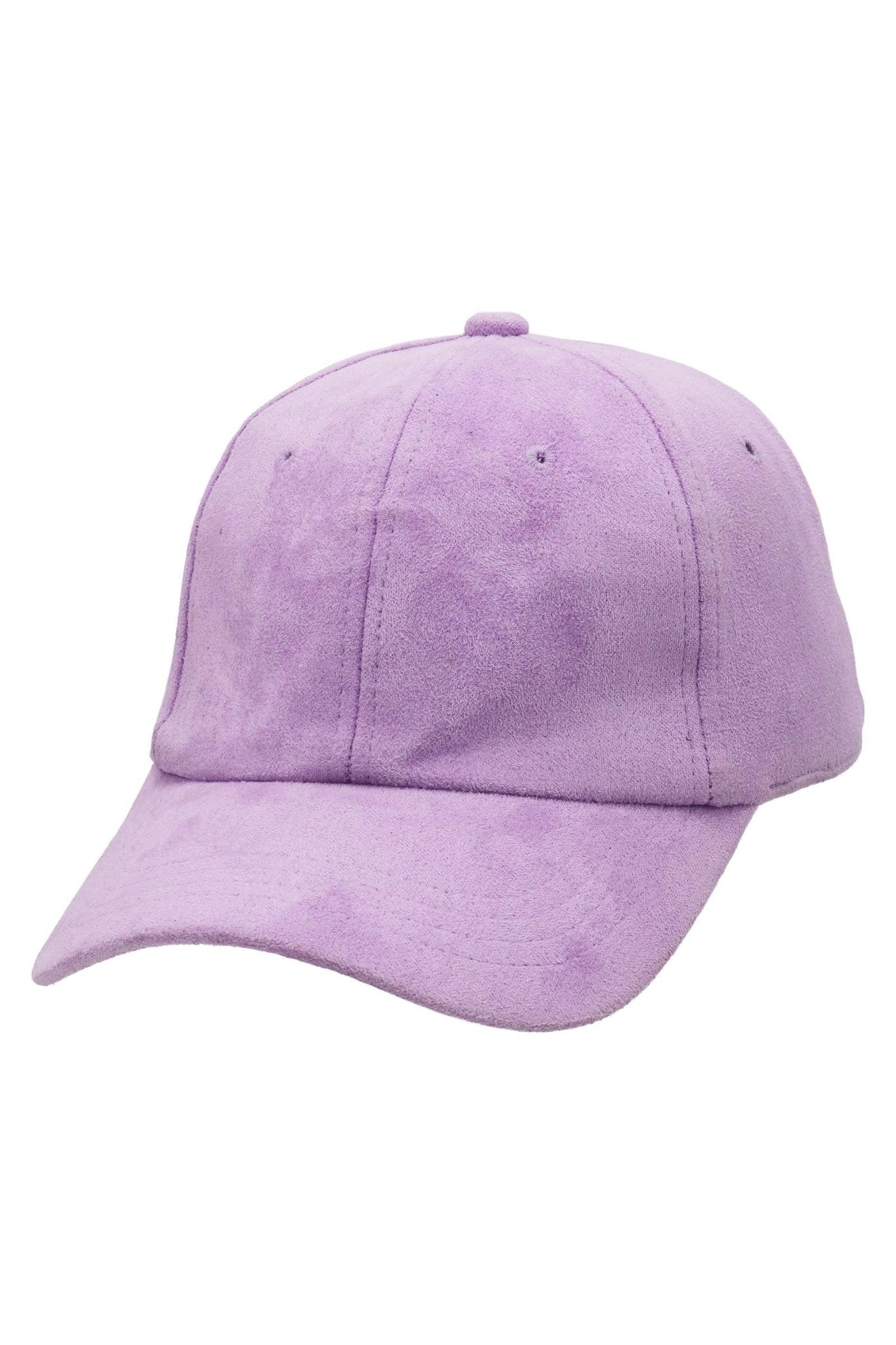 Premium Vegan Suede Strap-back Baseball Cap