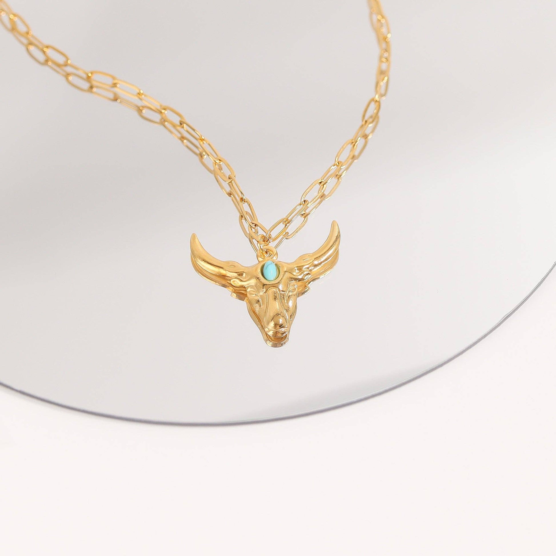 Preppy Western Charms Pendants, 18K gold PVD finish, meaningful gift for her, stylish accessory - Nifty Decor & More