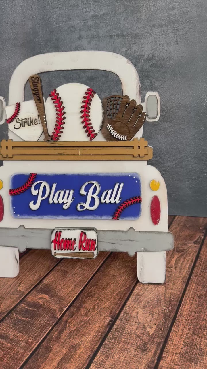 Baseball Truck Interchangeable Add On