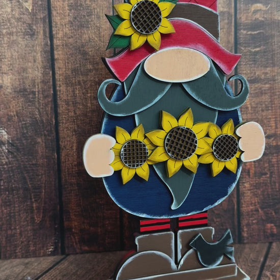 Fall Sunflower Gnome Fall Gnome Shelf Sitter